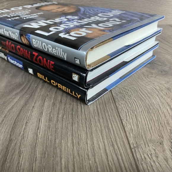 Bill O'Reilly HC Lot Of 3 Books - Factor, Who’s Looking Out 4 U …, No Spin Zone - Picture 3 of 13